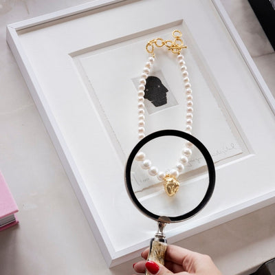 Pearls In My Heart Necklace
