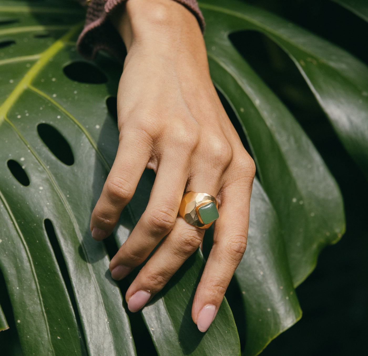 Amazonita Ring