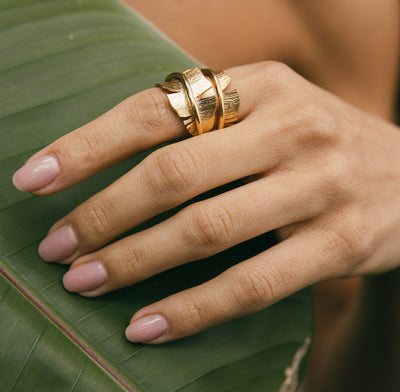 Hoja de Palma Ring