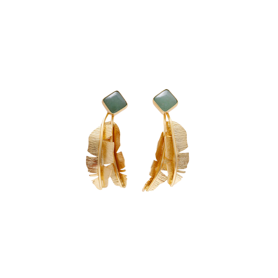 Hoja de Palma Earrings