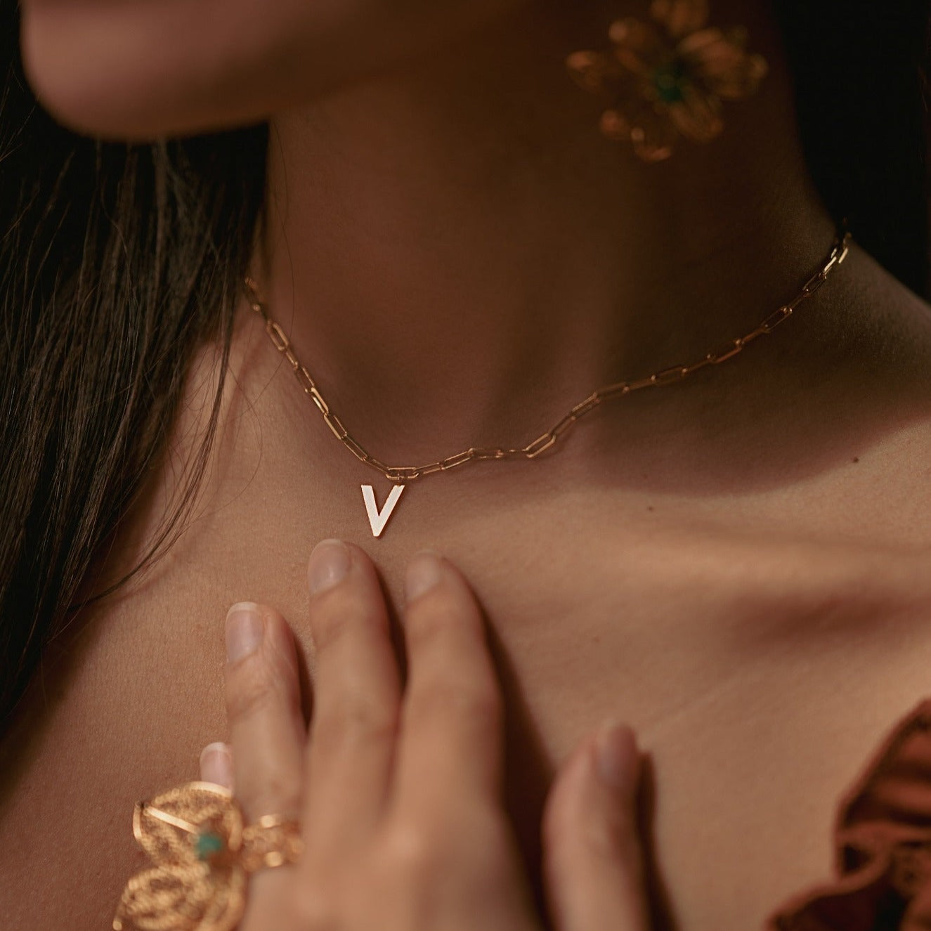 Custome  Water Necklace